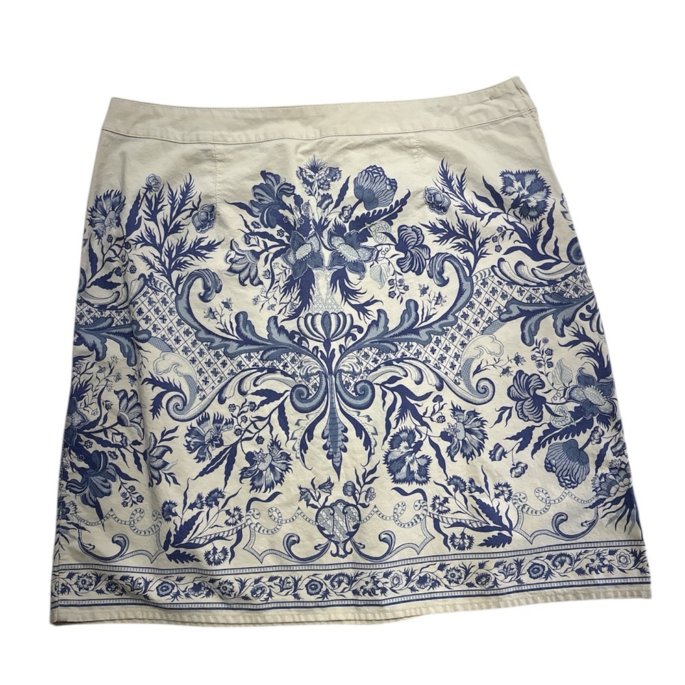 Liz Claiborne Lizwear Womens Floral Classic Provence Midi Pencil Skirt Size 14